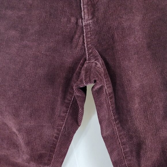 Volcom Super Stoned Shimmy Ankle Corduroy Pants 26 Waist Size 3/26 Burgundy - Picture 4 of 16